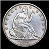 Image 2 : ***Auction Highlight*** 1875-p Seated Half Dollar 50c Graded Choice Unc BY USCG (fc)