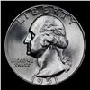 Image 2 : 1951-d Washington Quarter 25c Grades GEM+ Unc