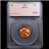 Image 4 : ***Auction Highlight*** 1958-p Lincoln Cent TOP POP! 1c Graded ms67+ rd BY SEGS (fc)