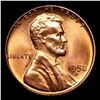 Image 2 : 1958-d Lincoln Cent 1c Grades GEM++ Unc RD