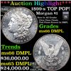 Image 1 : ***Auction Highlight*** 1899-s Morgan Dollar TOP POP! $1 Graded ms66 DMPL BY SEGS (fc)