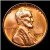 Image 2 : 1957-p Lincoln Cent 1c Grades GEM+ Unc RD