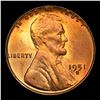 Image 2 : 1951-s Lincoln Cent 1c Grades GEM+ Unc RD