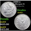 Image 1 : 1889-o Morgan Dollar $1 Grades Select Unc