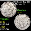 Image 1 : 1900-o/cc Top 100 Morgan Dollar $1 Grades vf++