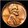 Image 2 : 1958-p Lincoln Cent 1c Grades GEM++ Unc RD