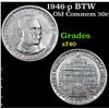 Image 1 : 1946-p BTW Old Commem Half Dollar 50c Grades xf