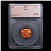 Image 4 : ***Auction Highlight*** 1957-p Lincoln Cent Near TOP POP! 1c Graded ms67 rd BY SEGS (fc)