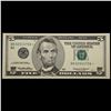 Image 2 : **Star Note** 1999 $5 Green Seal Federal Reserve Note Grades Gem CU