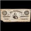 Image 2 : 1864 $50 Confederate Note, T66 Grades vf details