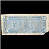 Image 3 : 1864 $50 Confederate Note, T66 Grades vf details