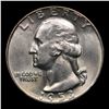 Image 2 : 1953-d Washington Quarter 25c Grades GEM Unc