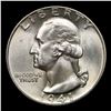 Image 2 : 1941-p Washington Quarter 25c Grades GEM++ Unc