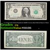 Image 1 : 2 x Consecutive Serial Numbered 1969B $1 Green Seal Federal Reserve Notes Grades CU