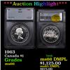 Image 1 : ***Auction Highlight*** 1963 Canada Dollar $1 Grades GEM+ UNC DMPL BY SEGS (fc)