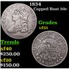 Image 1 : 1834 Capped Bust Half Dollar 50c Grades vf++
