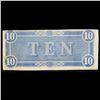 Image 3 : 1864 $10 Confederate Note, T68 Grades Select AU