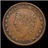 Image 2 : 1837 May tenth Hard Times Token HT-65 1c Grades xf