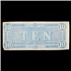 Image 3 : 1864 $10 Confederate Note, T68 Grades vf++