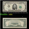 Image 1 : **Star Note** 1969 $5 Green Seal Federal Reserve Note ( Boston, MA) Grades vf+