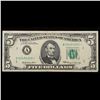 Image 2 : **Star Note** 1969 $5 Green Seal Federal Reserve Note ( Boston, MA) Grades vf+