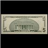 Image 3 : **Star Note** 1999 $5 Green Seal Federal Reserve Note Grades Gem CU