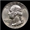 Image 2 : 1953-d Washington Quarter 25c Grades Choice Unc