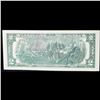 Image 3 : 1976 $2 Federal Reserve Note 1st Day of Issue, with Stamp Grades Choice AU/BU Slider