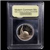 Image 2 : Proof 1986-S Liberty Modern Commem Half Dollar 50c Graded GEM++ Proof Deep Cameo By USCG
