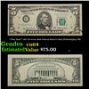 Image 1 : **Star Note** 1977 $5 Green Seal Federal Reserve Note (Philadelphia, PA) Mint Error Grades Choice CU