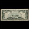 Image 3 : **Star Note** 1977 $5 Green Seal Federal Reserve Note (Philadelphia, PA) Mint Error Grades Choice CU