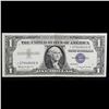 Image 2 : 1957B **Star Note** $1 Blue Seal Silver Certificate Grades Select AU