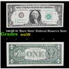 Image 1 : 1963B $1 'Barr Note' Federal Reserve Note Grades Choice AU/BU Slider