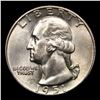 Image 2 : 1951-p Washington Quarter 25c Grades GEM+ Unc