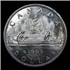 Image 3 : ***Auction Highlight*** 1963 Canada Dollar $1 Grades GEM+ UNC PL BY SEGS (fc)