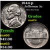 Image 1 : 1944-p Jefferson Nickel 5c Grades GEM+ Unc