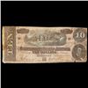 Image 2 : 1864 $10 Confederate Note, T68 Grades f+