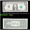 Image 1 : 2003 **Star Note** $1 Federal Reserve Note (Chicago, IL) Grades vf++