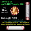 Image 1 : Shotgun Lincoln 1c roll, 1975-d 50 pcs Bank Wrapper.