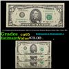 Image 1 : 3 x Consecutive Serial Number 1993 $5 Green Seal Federal Reserve Note (New York, NY) Grades Gem CU