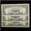 Image 7 : 3 x Consecutive Serial Number 1993 $5 Green Seal Federal Reserve Note (New York, NY) Grades Gem CU