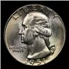 Image 2 : 1951-p Washington Quarter 25c Grades GEM++ Unc