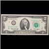 Image 2 : **Star Notes** 3 x Consecutive Serial Numbered 1976 $2 Green Seal Federal Reserve Notes Grades CU