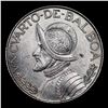 Image 2 : 1962 Panama 1/4 Balboa Silver KM# 11.2 Grades Select+ Unc