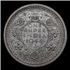Image 3 : 1944(b) India (British) 1 Rupee Silver KM# 557.1 Grades Select Unc