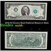 Image 1 : 1976 $2 Green Seal Federal Reserve Note Grades Choice AU/BU Slider