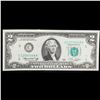 Image 2 : 1976 $2 Federal Reserve Note 1st Day of Issue, with Stamp Grades Select CU