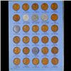 Image 3 : Near Complete Lincoln 1c Whitman Folder, 1910-1964 82 coins in Total