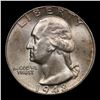 Image 2 : 1948-d Washington Quarter 25c Grades GEM+ Unc