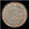 Image 2 : 1925A Germany (Weimar Republic) 1 Reichsmark Silver KM# 44 Grades Select Unc